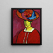Schokko with wide-brimmed hat - Alexej von Jawlensky — framed artwork on a wall