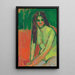Reproduction of the painting of a Semi-nude Sitting with Long Hair - Alexej von Jawlensky