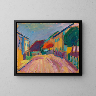 Sketch of Murnau - Alexej von Jawlensky — framed artwork on a wall