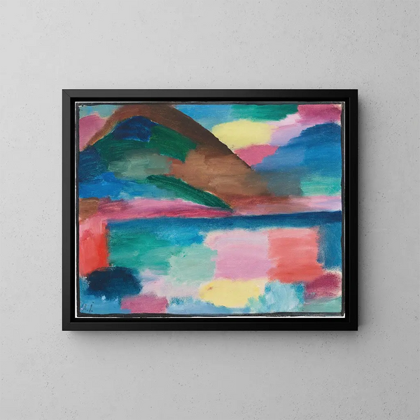 Summer Day in Ascona - Alexej von Jawlensky — framed artwork on a wall