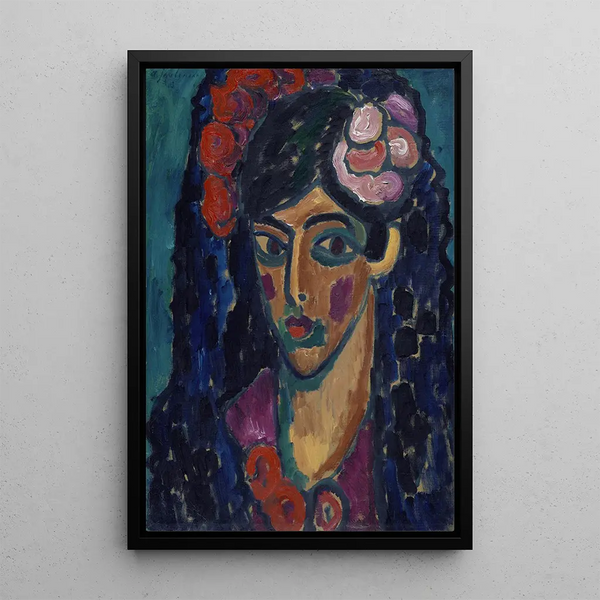 Reproduction of the painting Spanish Painting - Alexej von Jawlensky