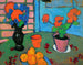 Still life with flowers and oranges - Alexej von Jawlensky — artwork view