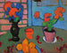 Still life with flowers and oranges - Alexej von Jawlensky — artwork view