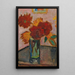 Still life with flowers - Alexej von Jawlensky — framed artwork on a wall