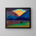 Summer Evening in Murnau - Alexej von Jawlensky — framed artwork on a wall