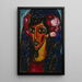 La Mantille bleue - Alexej von Jawlensky — framed artwork on a wall