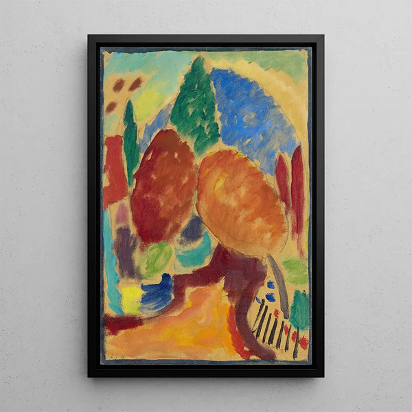 Reproduction of the painting The Orange Path - Alexej von Jawlensky