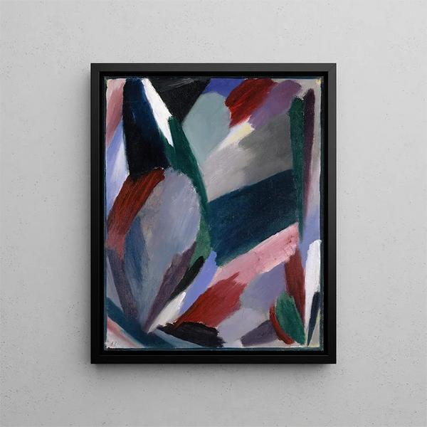 Variation Hiver rigoureux - Alexej von Jawlensky — framed artwork on a wall