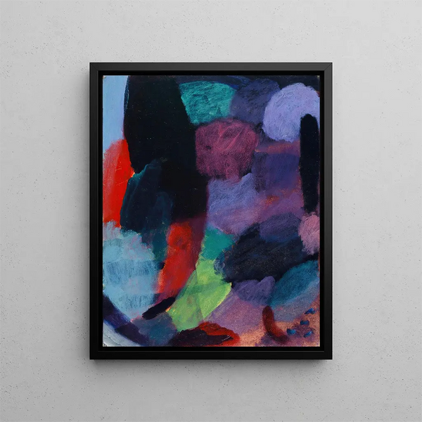 Night Variation Painting - Alexej von Jawlensky — framed artwork on a wall