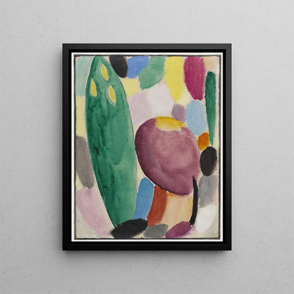 Trees of Variation - Alexej von Jawlensky — framed artwork on a wall