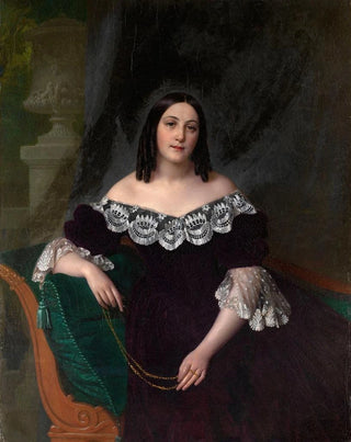Portrait of an Unknown Woman - Alexey Vassilievich Tyranov — artwork view