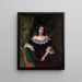 Portrait of an Unknown Woman - Alexey Vassilievich Tyranov — framed artwork on a wall
