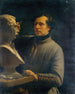 Jean-Pierre Dantan 1800-1869 sculptor modeling the bust of Prignon - Alexis-Joseph Prignon — artwork view