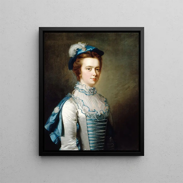 Young Pilgrim - Alexis Grimou — framed artwork on a wall