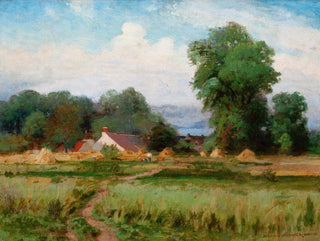 Rural landscape painting - Alexis Jean Fournier — artwork view