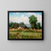 Rural landscape painting - Alexis Jean Fournier — framed artwork on a wall
