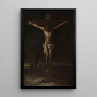 Reproduction of the painting The Christ on the Cross - Alexis Marie Louis Douillard