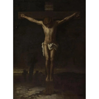 Reproduction of the painting The Christ on the Cross - Alexis Marie Louis Douillard