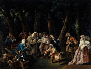 The Council of Monkeys or The Politicians at the Tuileries Garden - Alexis Peyrotte — artwork view