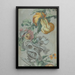 Artistic print of a decorative motif with fruits and flowers - Alexis Peyrotte — framed artwork on a wall