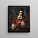 Gentleman Smoking Tobacco - Alexis Simon Belle — framed artwork on a wall