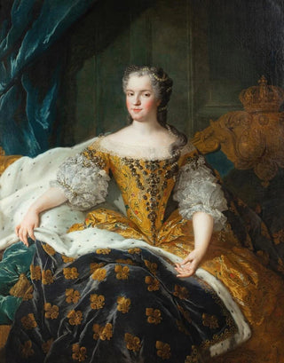 Portrait of Marie Leszczynska Queen of France - Alexis Simon Belle — artwork view