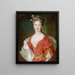 Portrait of a Lady - Alexis Simon Belle — framed artwork on a wall