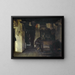 Interior of a Farm - Alfons Spring — framed artwork on a wall