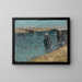 L'entrée du port de Zeebruges - Alfons Vermeylen — framed artwork on a wall