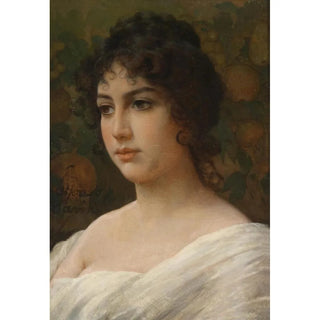 Portrait of a Young Girl - Alfonso Savini — artwork view