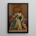 Reproduction of the painting Young woman with lute - Alfonso Savini