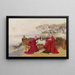 L'Heure du thé sur le balcon - Alfred Charles Weber — framed artwork on a wall