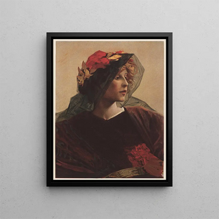Imperia - Alfred-Pierre Agache — framed artwork on a wall
