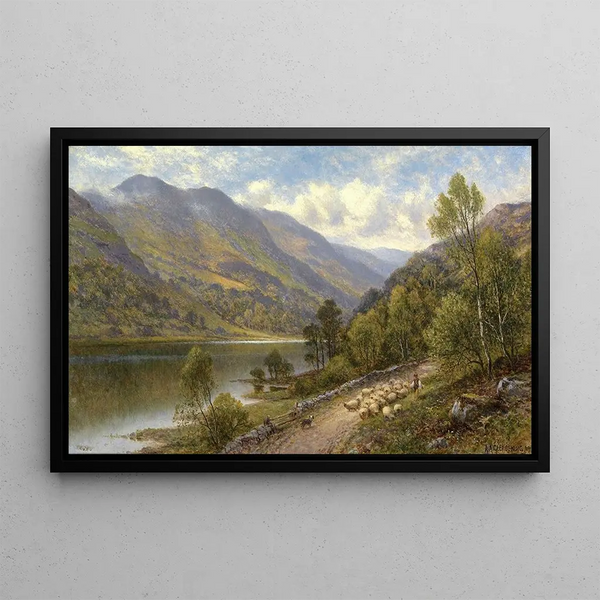 Lyn Gwynant Painting - Alfred Augustus Glendening — framed artwork on a wall