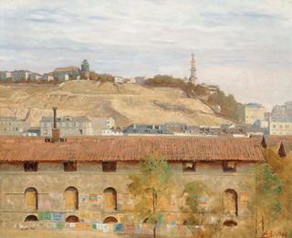 La butte Montmartre en 1866 - Alfred Auteroche — artwork view