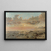Seaside painting, sunrise - Alfred Casile — framed artwork on a wall