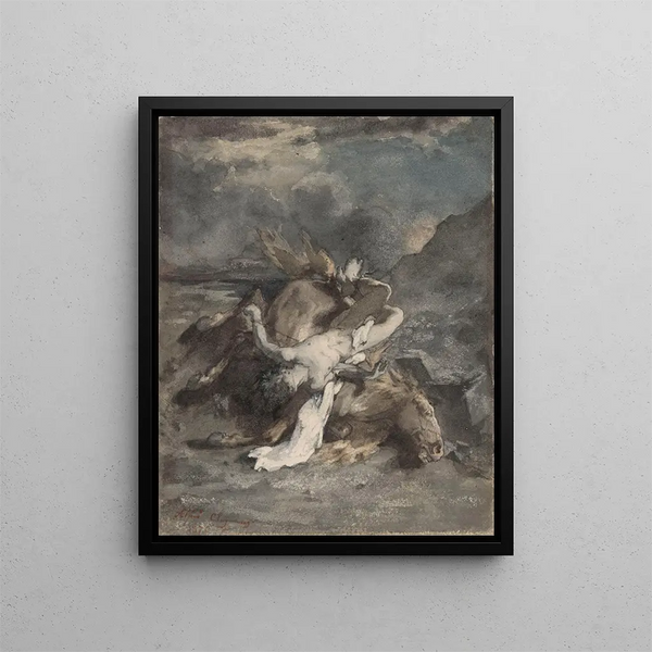 Mazeppa - Alfred Cluysenaar — framed artwork on a wall