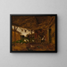 Voisins amicaux - Alfred Cornelius Howland — framed artwork on a wall