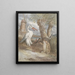 Frog and Bird - Alfred Crowquill — framed artwork on a wall