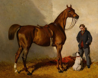 Atalante and her young man - Alfred de Dreux — artwork view
