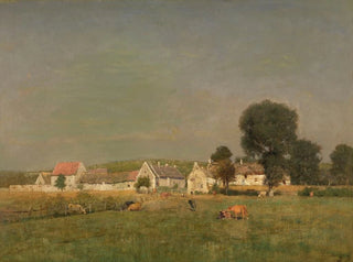 The village of Chaslepont - Alfred de Knyff — artwork view
