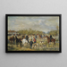 The Departure for the Hunt - Alfred Decaen — framed artwork on a wall