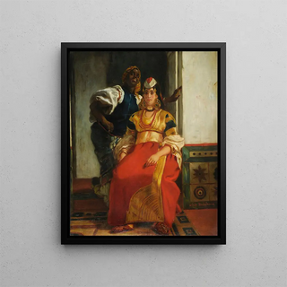Marie juive au Maroc - Alfred Dehodencq — framed artwork on a wall