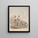 Batelier and Medianero of Garachico Tenerife - Alfred Diston — framed artwork on a wall