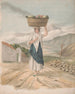 Female hawker painting of Port Orotava - Alfred Diston — artwork view
