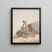 Seller of firewood in Tenerife - Alfred Diston — framed artwork on a wall