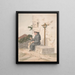 Franciscan Brother Painting - Alfred Diston — framed artwork on a wall