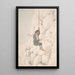 Cueilleur d'Orchilla de Gomero - Alfred Diston — framed artwork on a wall