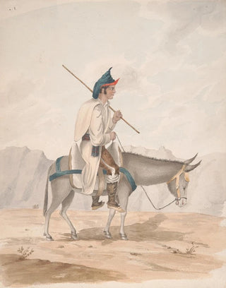 Grand Canaria Man on a Donkey - Alfred Diston — artwork view