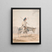 Grand Canaria Man on a Donkey - Alfred Diston — framed artwork on a wall